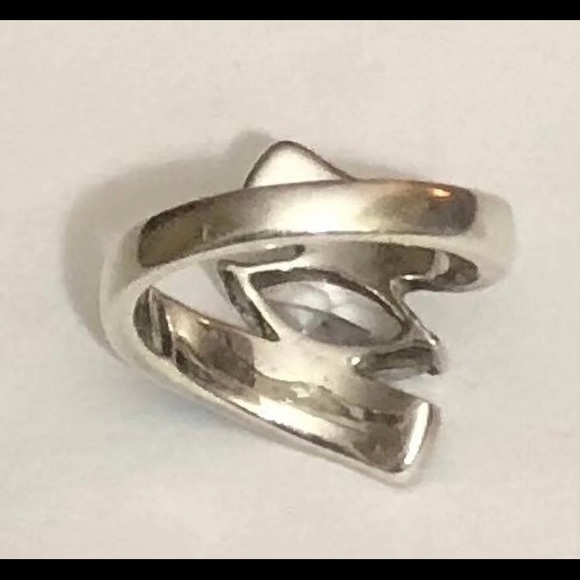 R:3 Blue Fire Opal Solid sterling silver Ring. - Picture 6 of 8